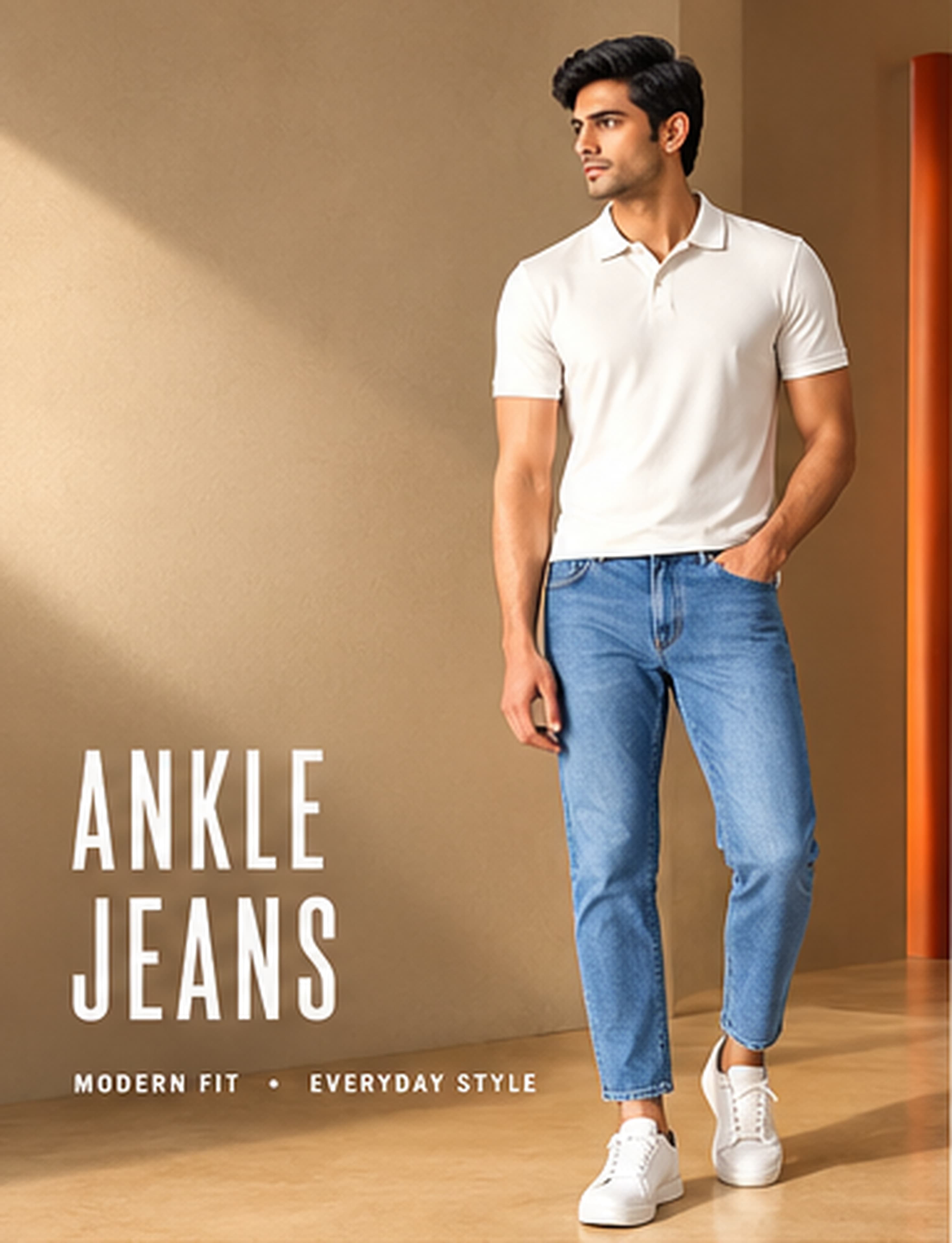 Ankle Jeans